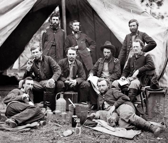 Staff of General Fitz-John Porter, May 20, 1862, zoomable group image
