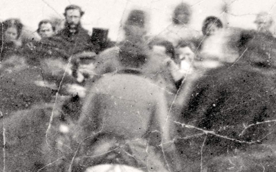 Dedication of the Soldiers' National Cemetery, November 19, 1863, detail