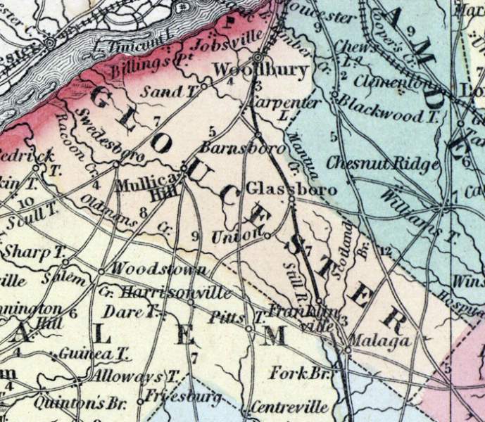 Gloucester County, New Jersey, 1857