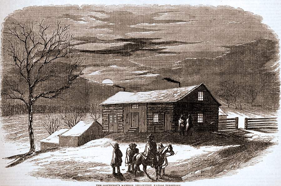 The Governor's Mansion, Lecompton, Kansas, June 1857