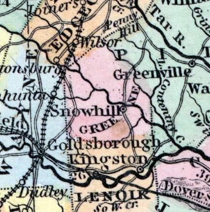 Greene County, North Carolina, 1857