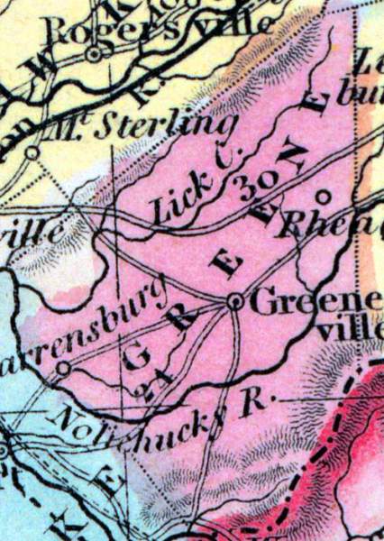 Greene County, Tennessee, 1857