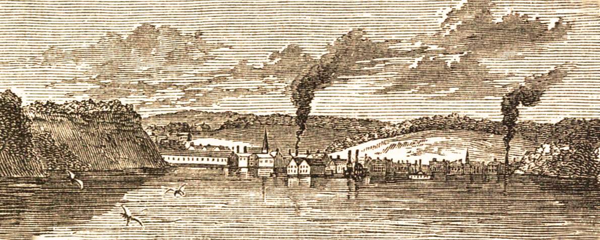 Hannibal, Missouri, 1861, artist's impression