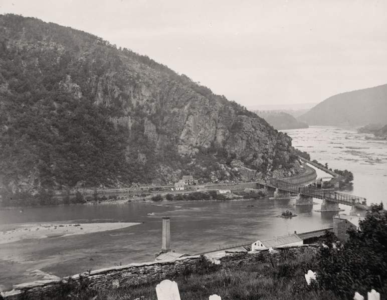 The Maryland Heights, Harpers Ferry, West Virginia, March 1862