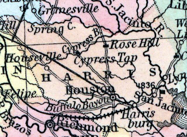 Harris County, Texas, 1857