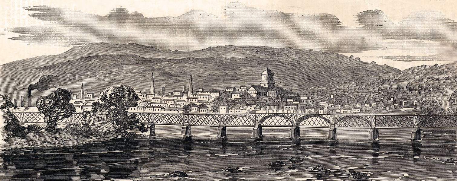Harrisburg, Pennsylvania, July 1863, artist's impression, detail