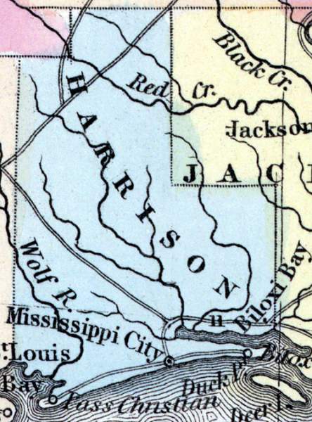 Harrison County, Mississippi, 1857