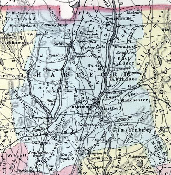 Hartford County, Connecticut, 1857