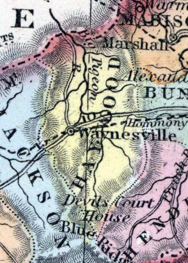 Haywood County, North Carolina, 1857