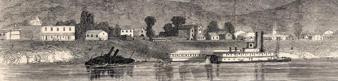 Helena, Arkansas, 1863, artist's impression, detail