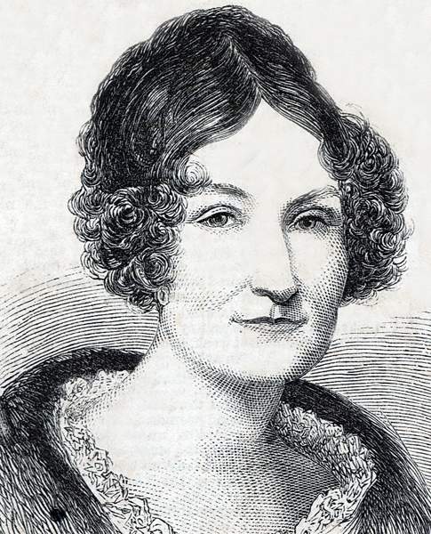 Hannah Flagg Gould, artist's impression
