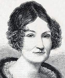 Hannah Flagg Gould, artist's impression, detail