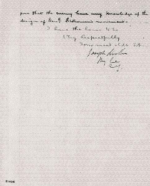 Joseph Hooker to Abraham Lincoln, Friday, April 17, 1863 (page 3)