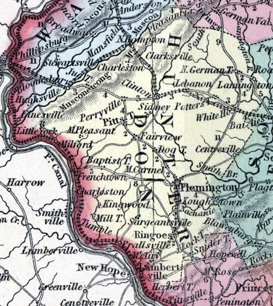Hunterdon County, New Jersey, 1857