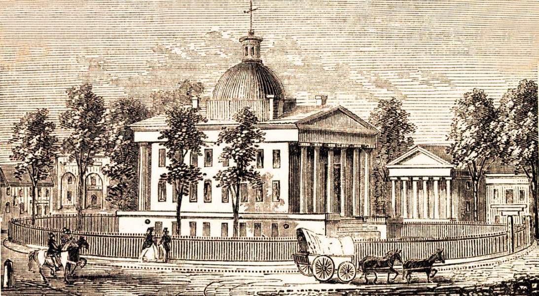Huntsville, Alabama, 1861, artist's impression