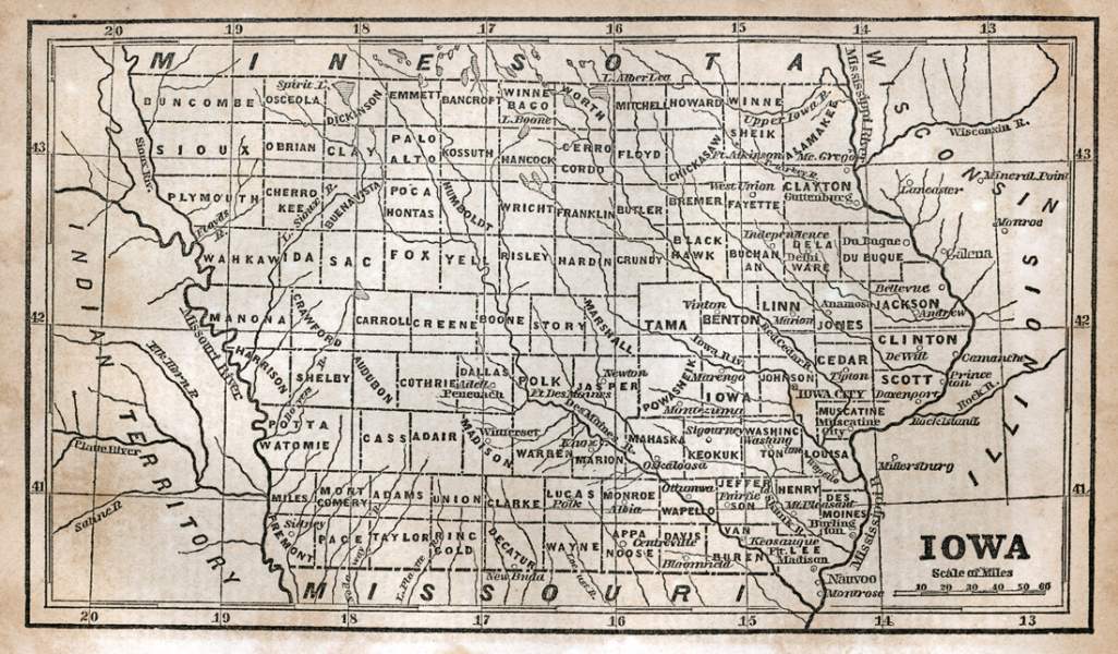 Iowa, 1853