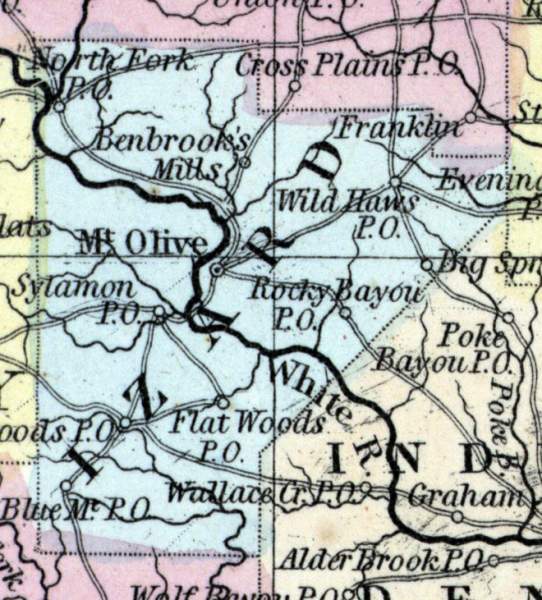 Izard County, Arkansas, 1857