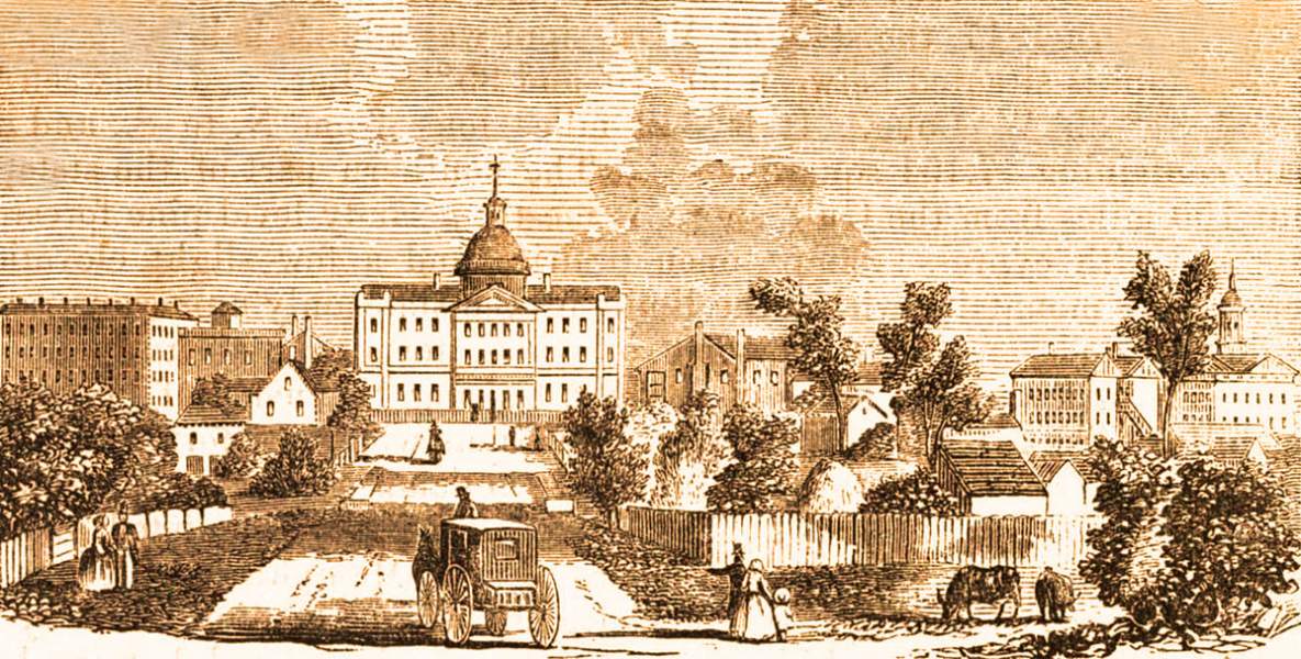 Jackson, Mississippi, 1861, artist's impression
