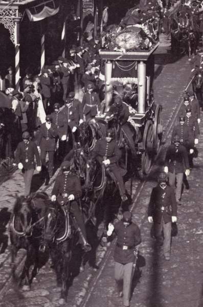 Funeral of Jefferson Davis, New Orleans, December 11, 1889, detail