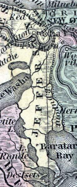 Jefferson Parish, Louisiana, 1857