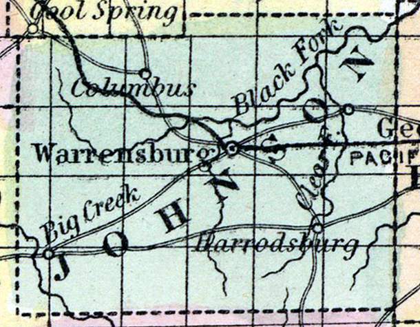 Johnson County, Missouri, 1857