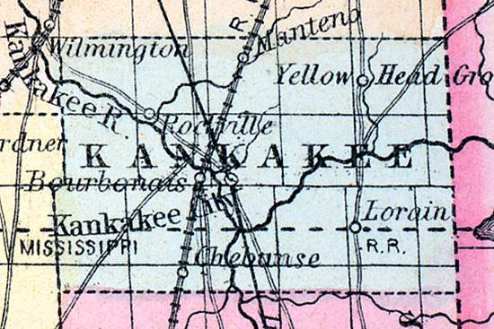 Kankakee County, Illinois, 1857