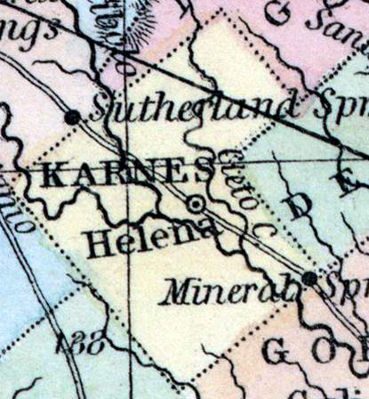 Karnes County, Texas, 1857