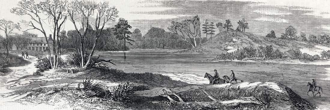 Kelly's Ford, Rappahannock River, Virginia, November, 1863, artist's impression