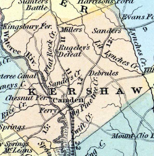 Kershaw District, South Carolina, 1857