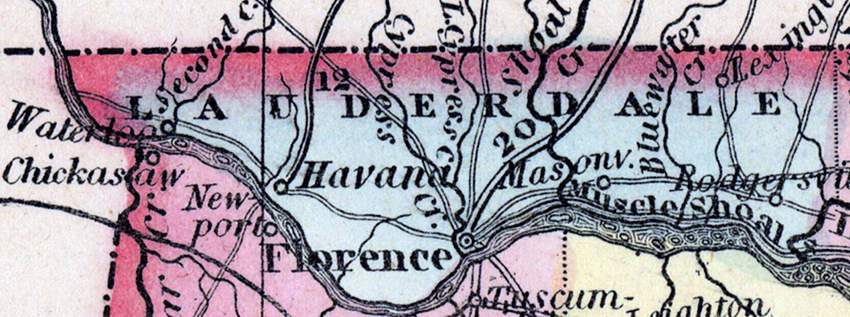 Lauderdale County, Alabama, 1857