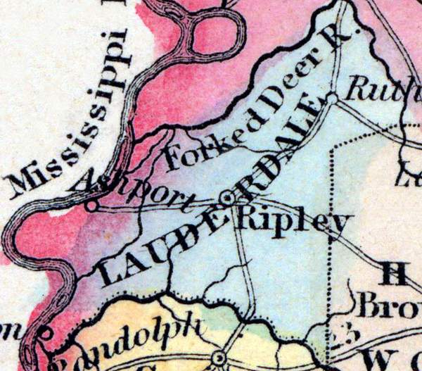 Lauderdale County, Tennessee, 1857