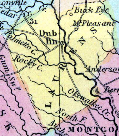 Laurens County, Georgia, 1857