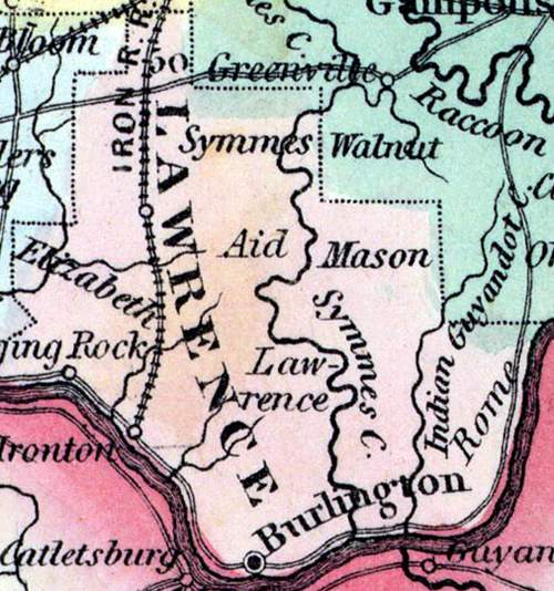 Lawrence County, Ohio, 1857