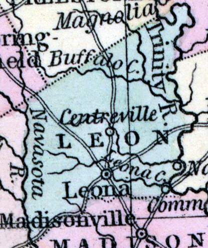 Leon County, Texas, 1857