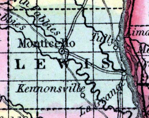Lewis County, Missouri, 1857