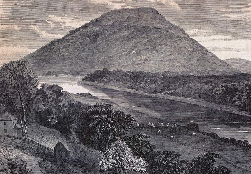 Lookout Mountain, Tennessee, September 1863, artist's impression, detail