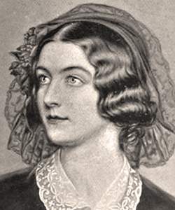 Lola Montez, painting, detail