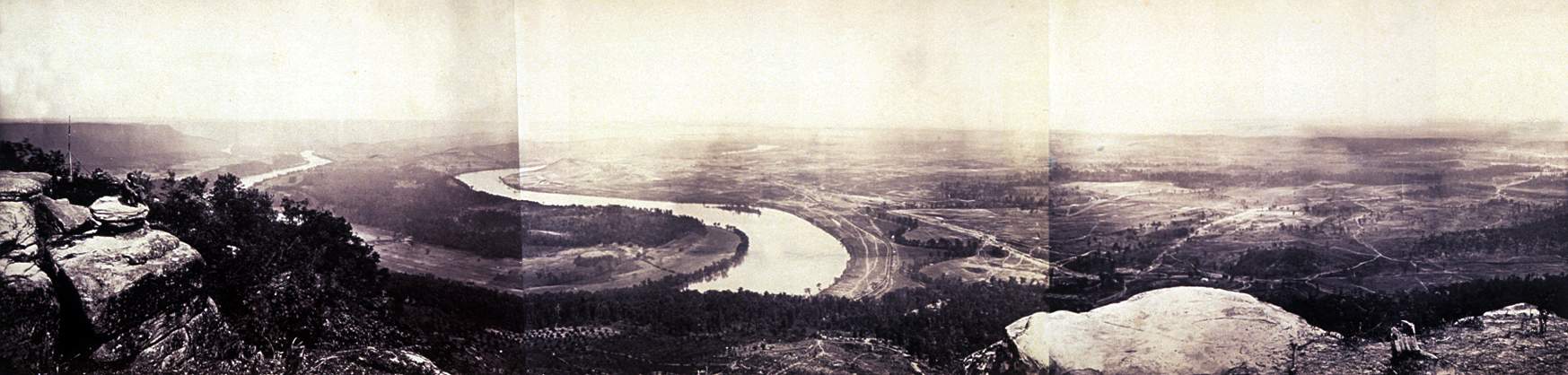 View from Lookout Mountain, Tennessee, 1864, zoomable image
