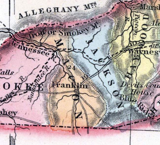 Macon County, North Carolina, 1857