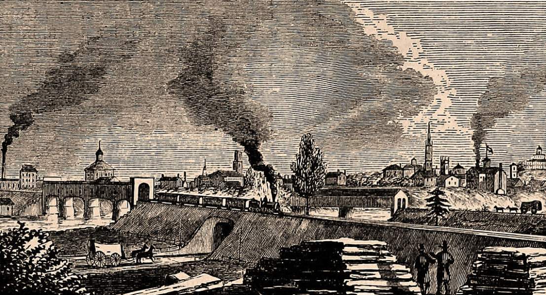 Macon, Georgia, 1861, artist's impression