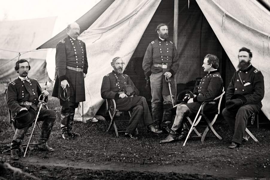 George C. Meade and his generals, Culpeper, Virginia, September 1863