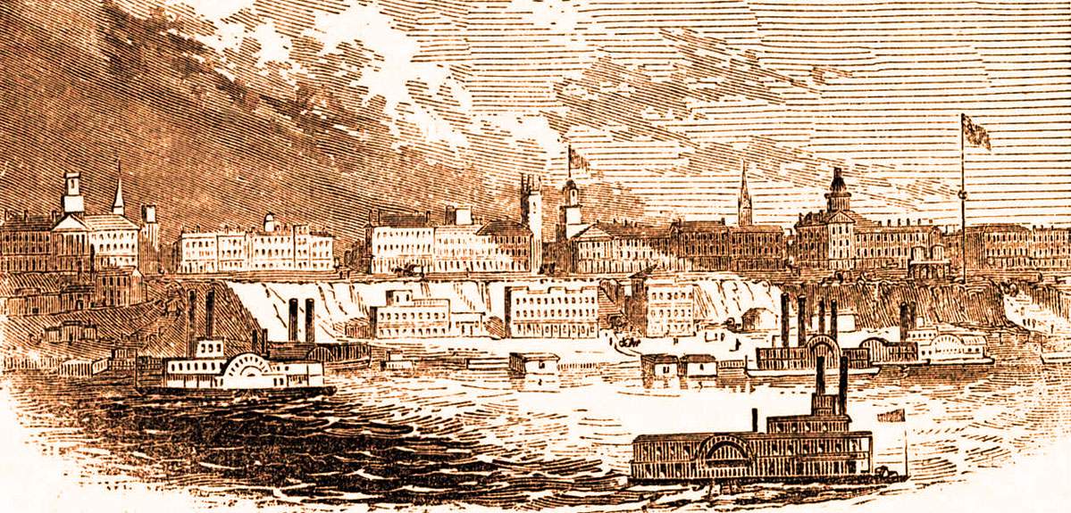 Memphis, Tennessee, 1861, artist's impression