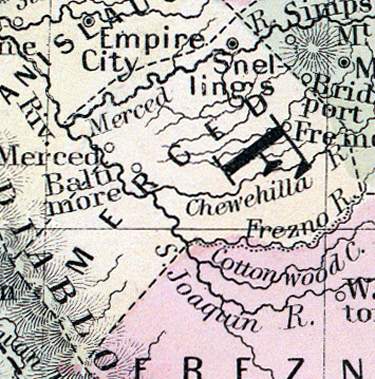 Merced County, California, 1860