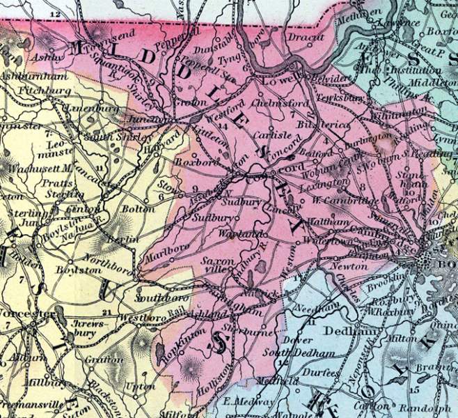 Middlesex County, Massachusetts, 1857