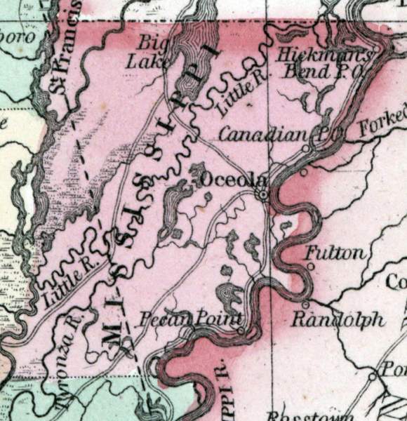 Mississippi County, Arkansas, 1857