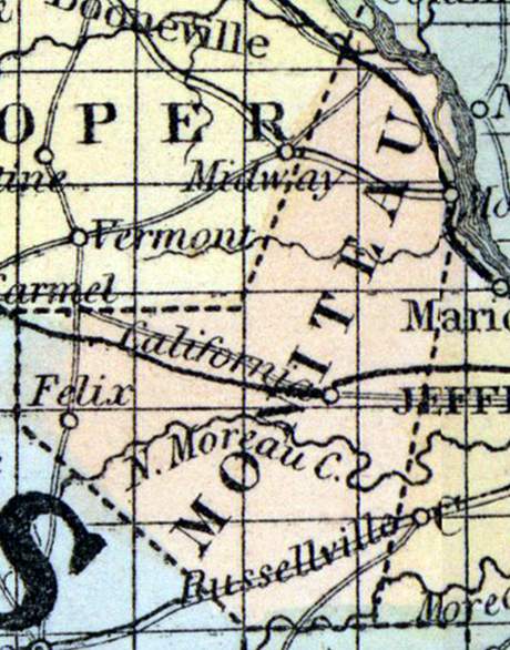 Moniteau County, Missouri, 1857