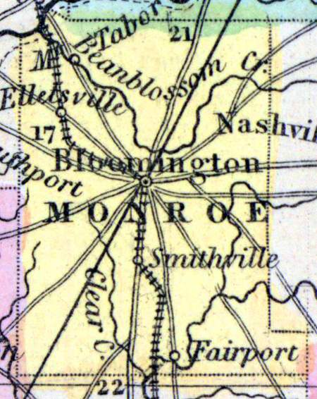 Monroe County, Indiana, 1857