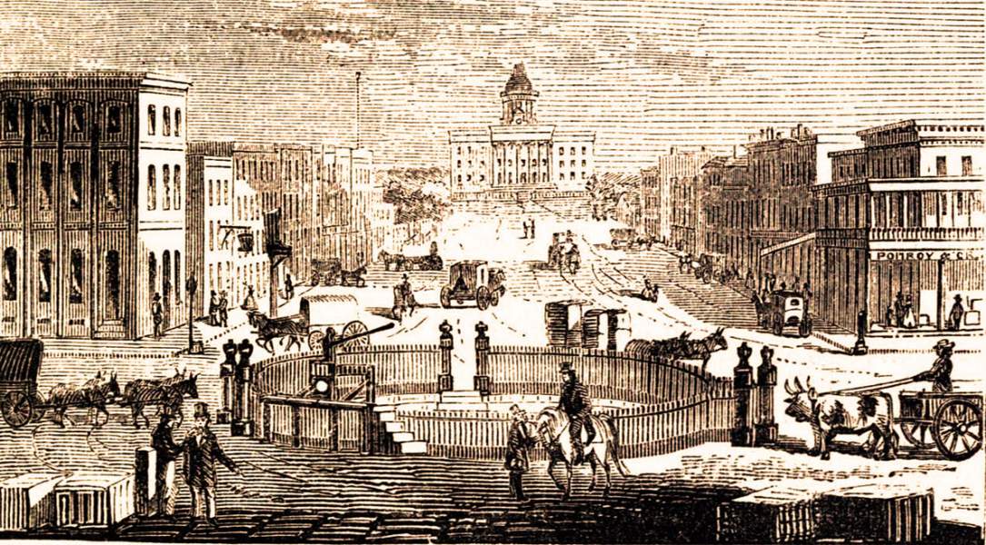 Montgomery, Alabama, 1861, artist's impression