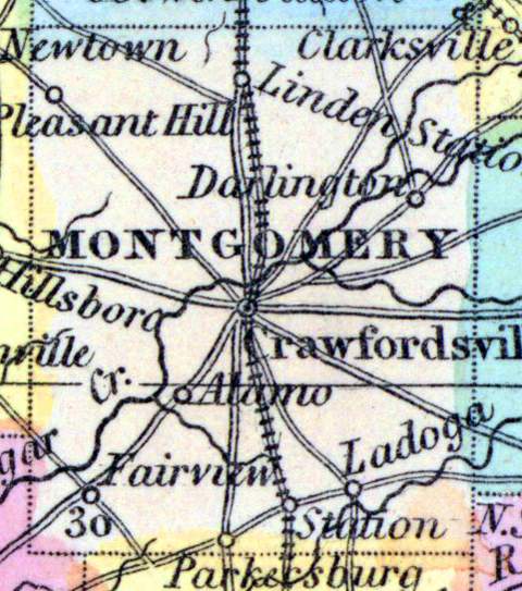 Montgomery County, Indiana, 1857