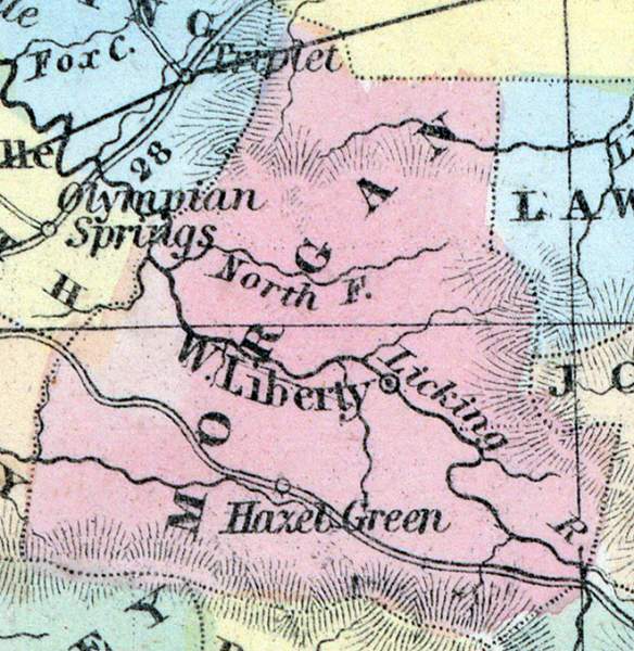 Morgan County, Kentucky, 1857